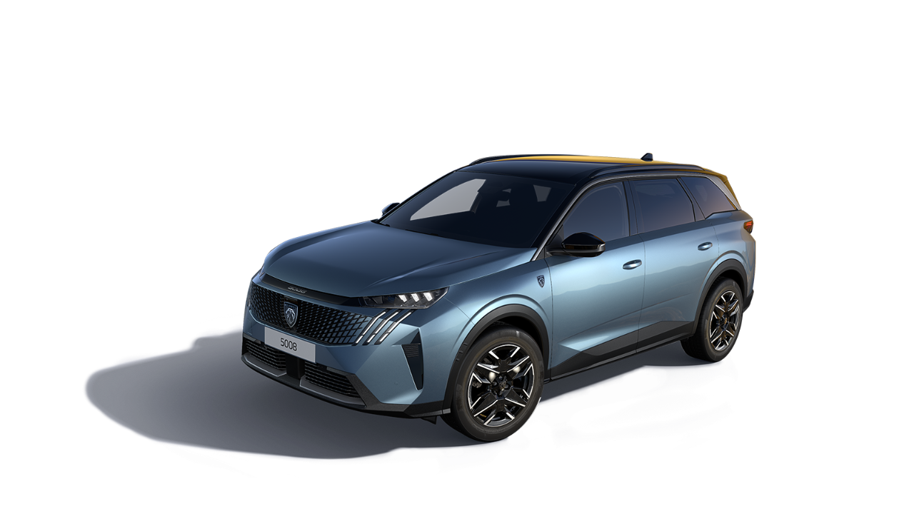 Peugeot 5008 у комплектації GT синього кольору