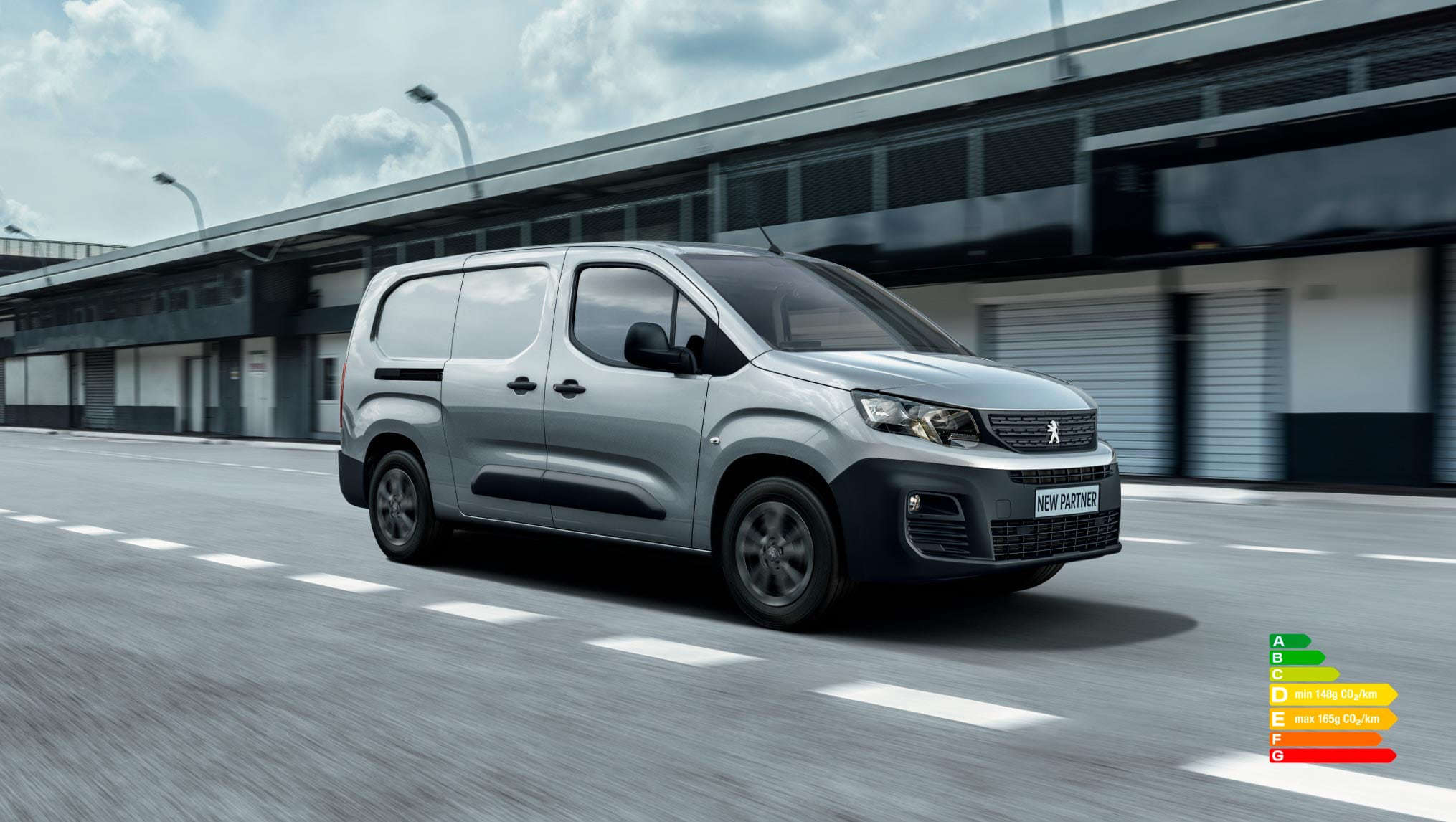 Peugeot Partner, вигляд спереду з правого боку