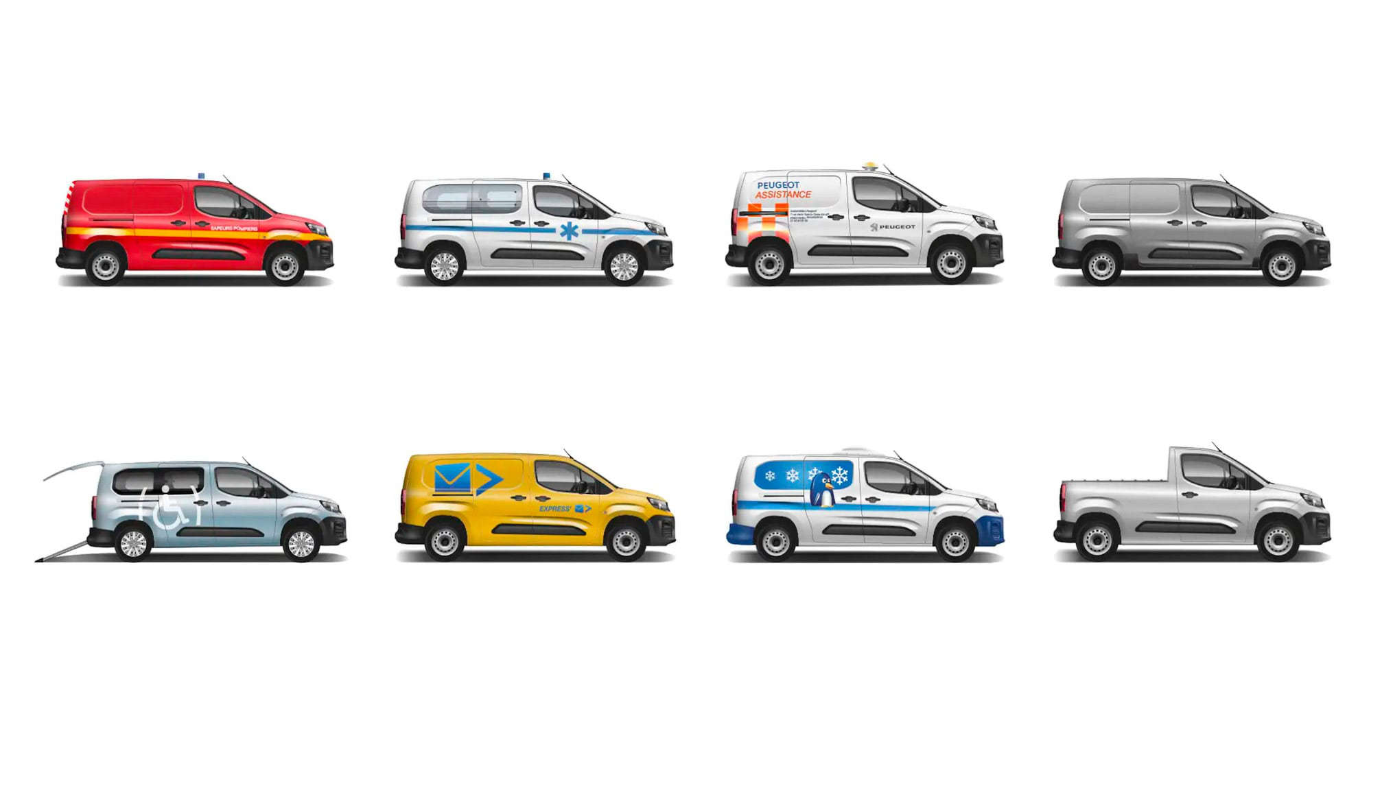 Peugeot Partner, модифікації